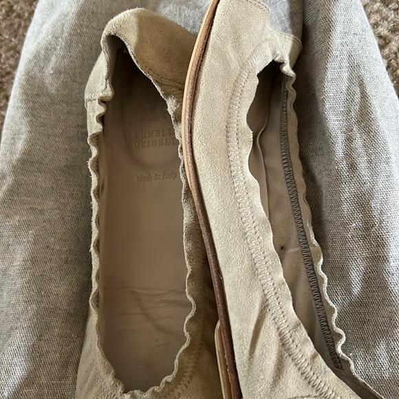 Brunello Cucinelli suede Ballet Flats US size 6.5 - Picture 6 of 9